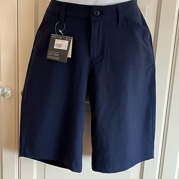 Eddie Bauer Adventurer Bermuda Shorts Navy Blue size 8. Golf, Athleisure Casual - Picture 4 of 14